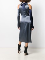 Thumbnail for your product : Ssheena Cold Shoulder Satin Dress