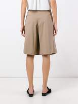 Thumbnail for your product : Jil Sander pleated A-line shorts
