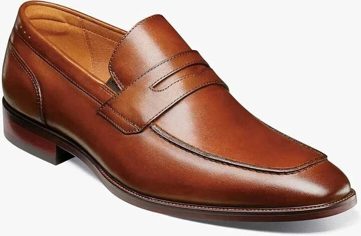 Men's Florsheim Sorrento 14294-221 Penny Loafer Cognac Dress Shoes ZOGG1943