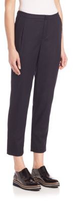 SET Cropped Wool Blend Trousers