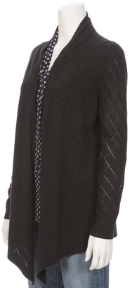 L'Agence Giorgia Pointelle Open Front Cardigan