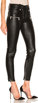 Thumbnail for your product : Unravel Lace Front Skinny Leather Pants