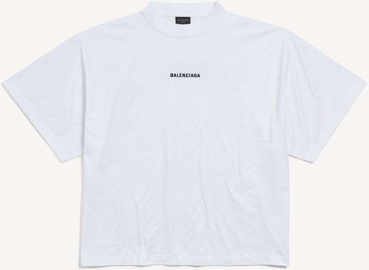 Balenciaga Back Cropped T-Shirt