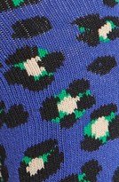 Thumbnail for your product : Kate Spade Cheetah Pattern Ankle Socks
