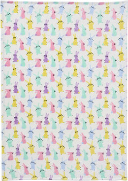 Hallmark Bunny Wonderland 50" x 70" Plush Throw Blanket