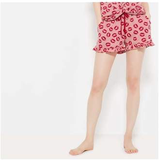 Joe Fresh Women's French Terry Sleep Shorts, Dusty Rose (Size S)