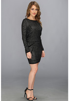 Thumbnail for your product : Nicole Miller Lace Knit Blouson Dress