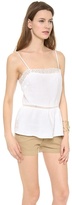 Thumbnail for your product : Three Dots Cami Tank with Lace Trim