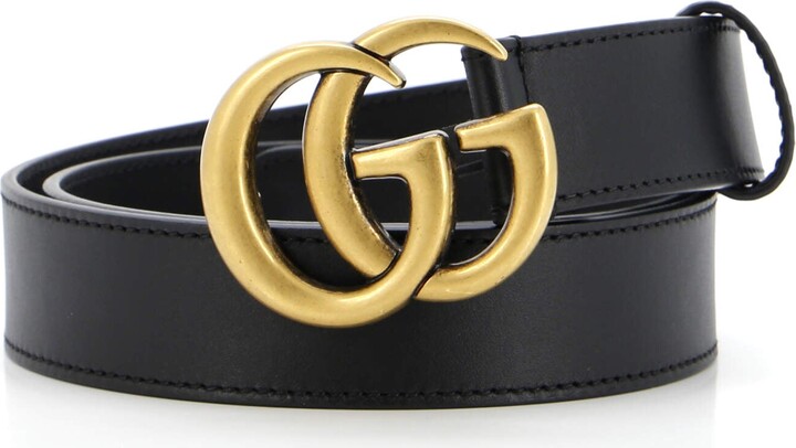 GUCCI GG Marmont Belt Leather Medium 85