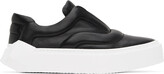 Thumbnail for your product : Pierre Hardy Black Skate Cubix Leather Sneakers