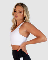 Thumbnail for your product : Muscle Republic - Women's White Sports Bras & Crops - Structure Sports Bra - Size One Size, S at The Iconic