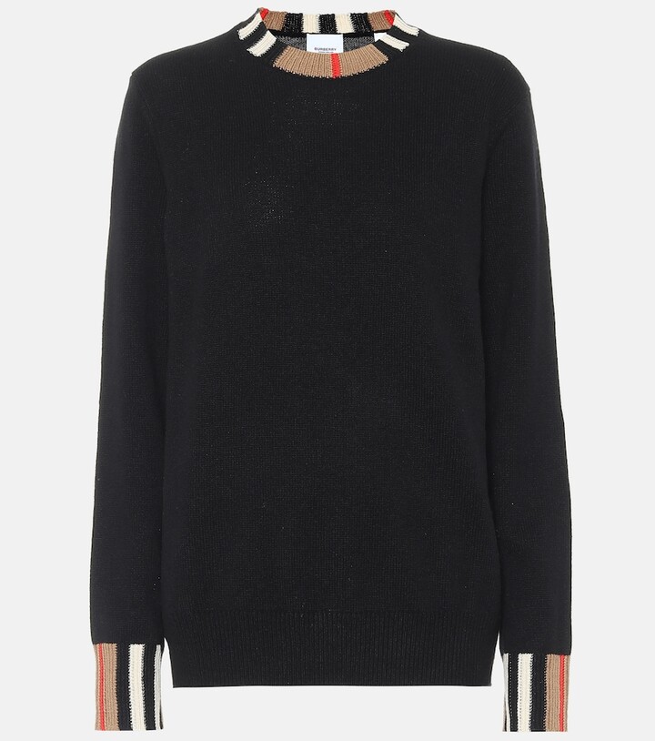 Burberry Black Cashmere Women's Sweaters | Shop the world's 