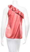 Thumbnail for your product : Joseph One-Shoulder Silk Top