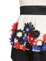 Thumbnail for your product : Ungaro Flower Appliqués Embroidered Lace Dress