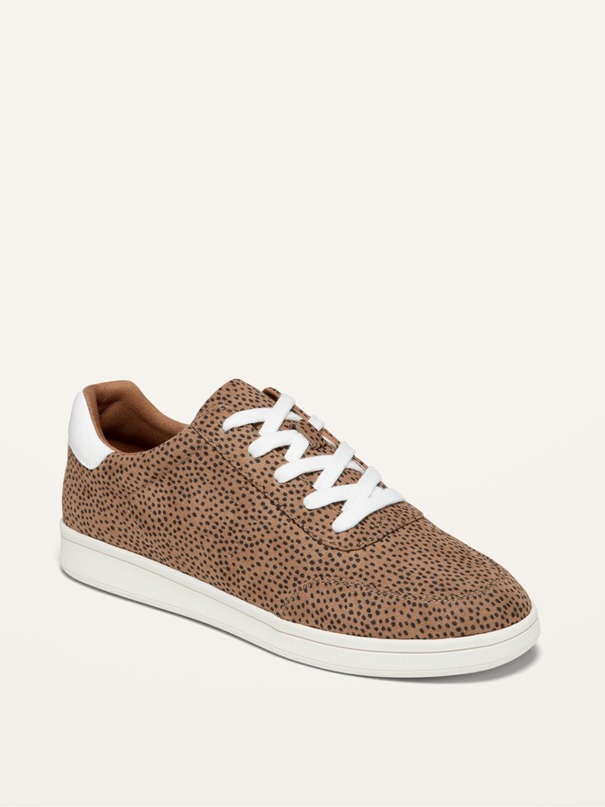 Old Navy Soft-Brushed Faux-Suede Sneakers For Women - ShopStyle