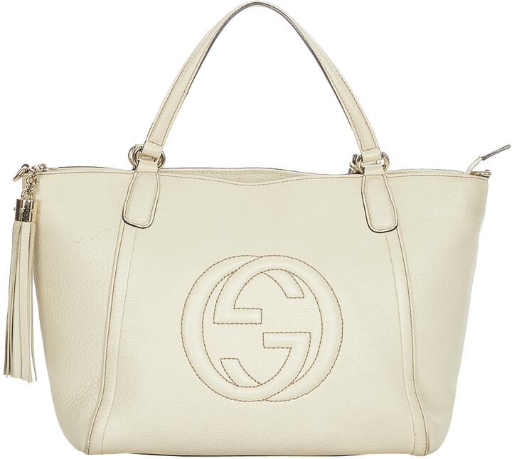 gucci tote white