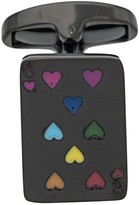 Thumbnail for your product : Paul Smith Hearts Card Cufflinks