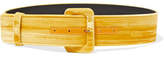 Thumbnail for your product : ATTICO Velvet Waist Belt - Yellow