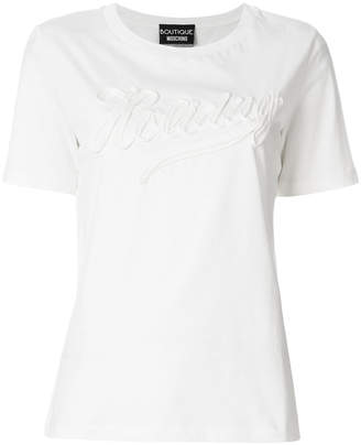 Moschino Boutique applique logo T-shirt