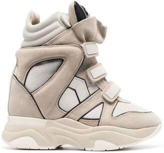 designer wedge sneakers