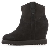 Thumbnail for your product : Ash Yakoo Shearling Wedge Booties
