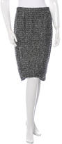 Thumbnail for your product : Oscar de la Renta Tweed Knee-Length Skirt