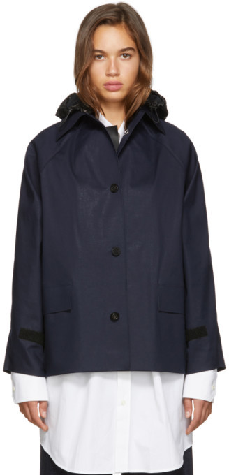 navy canvas jacket womens