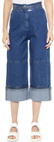Thumbnail for your product : Maison Martin Margiela 7812 MM6 Denim Wide Leg Cropped Jeans