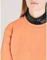 Thumbnail for your product : N16 VINTAGE LTD Logo-patch cotton-jersey sweatshirt