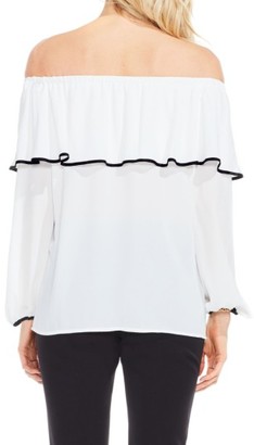 Vince Camuto Women's Ruffle Off The Shoulder Blouse