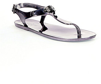 MICHAEL Michael Kors MK Plate Jelly Thong Sandals