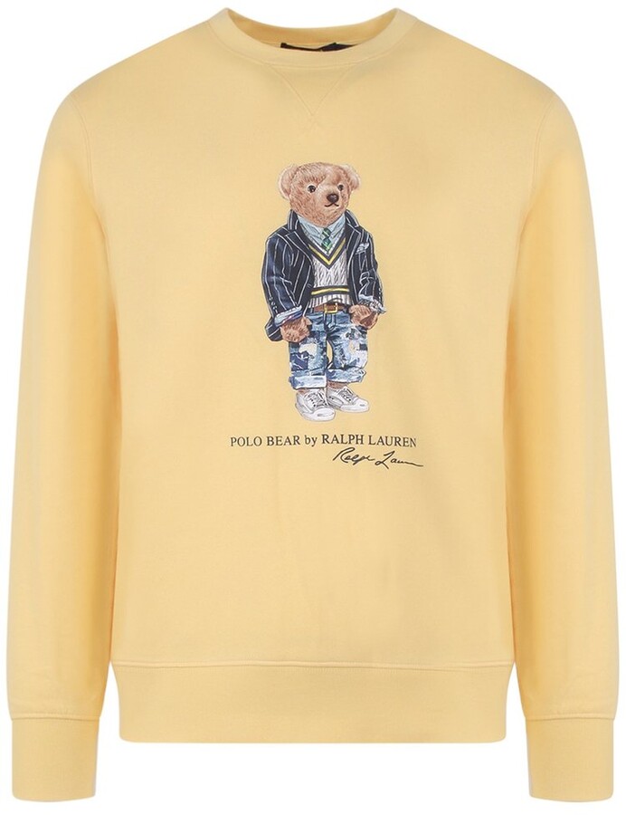 ralph lauren holiday 2019 polo bear plush new in box boy navy blue pony sweater