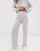 Thumbnail for your product : Micha Lounge wide leg trousers in rib co-ord