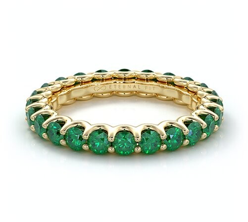 The Eternal Fit 14K Emerald Eternity Ring ShopStyle