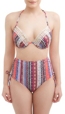 time and tru swim tops