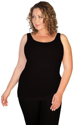 Tops With Built In Bra Plus Size