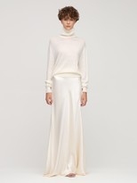 Thumbnail for your product : Ralph Lauren Collection Stretch Silk Satin Long Skirt