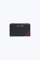 Thumbnail for your product : CONTEMPORARY Saffiano Metal Letters Compact Wallet