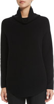 Thumbnail for your product : Vince Side-Zip Ribbed Turtleneck Sweater