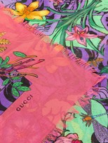 Thumbnail for your product : Gucci Floral Print Scarf