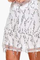Thumbnail for your product : boohoo Athena Tassled Sequin Mini Skirt