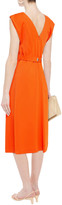 Thumbnail for your product : Joseph Sienna Button-detailed Cady Midi Dress
