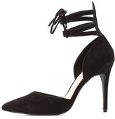 Thumbnail for your product : Charlotte Russe Caged D'Orsay Pointed Toe Pumps