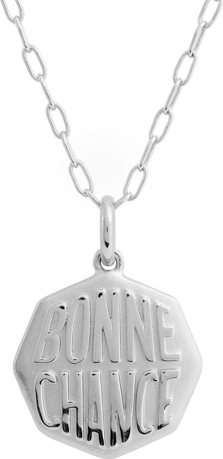 Hye Jane Jewelry Silver Bonne Chance Necklace