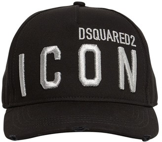 DSQUARED2 Icon Logo Gabardine Baseball Cap - ShopStyle Hats