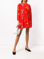 Thumbnail for your product : Diane von Furstenberg bird print mini dress