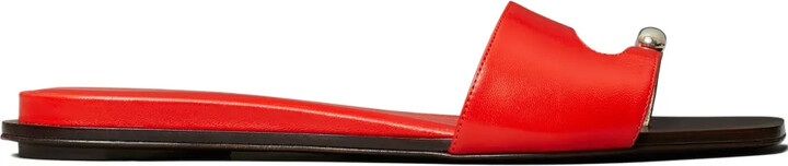 Tory Burch Pierced open-toe slide sandals