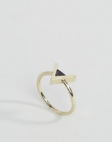 Thumbnail for your product : Whistles Triangle Stone Ring