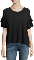 Thumbnail for your product : Current/Elliott Ruffle Roadie Tee