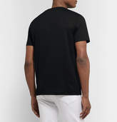Thumbnail for your product : Versace Slim-fit Printed Cotton-jersey T-shirt - Black